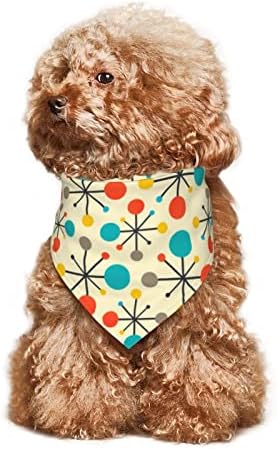 Кърпа за домашни любимци Средата на Петдесетте години на Съвременните Атомни Регулируеми Кърпи за Кучета Мек Моющийся Триъгълни