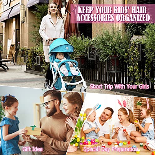 Титуляр-Органайзер за детска превръзка на главата, Пылезащитная Чанта-Органайзер, за аксесоари за коса, Органайзер за заколок