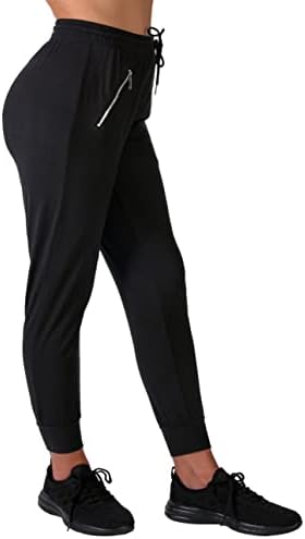 Bae City / Женски Меки Джоггеры голям размер за бягане с джоб, спортни панталони за активен отдих, за бягане в зала (1X 2X 3X)