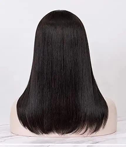 Topper от човешка коса uniwigs Реми, Основен Размер 7,5 x 7,5, Лявата Част на кожата за жени, Падащи или тънка коса (14