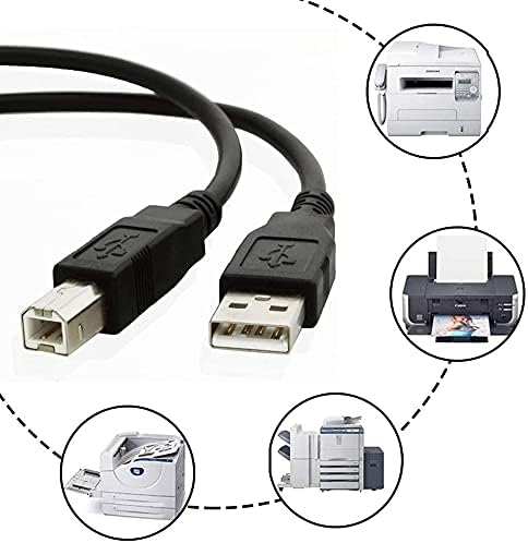 Marg USB PC Data Кабел за предаване на данни Кабел за Аудиоинтерфейса Hercules Dj Trim 4 и 6 DJ
