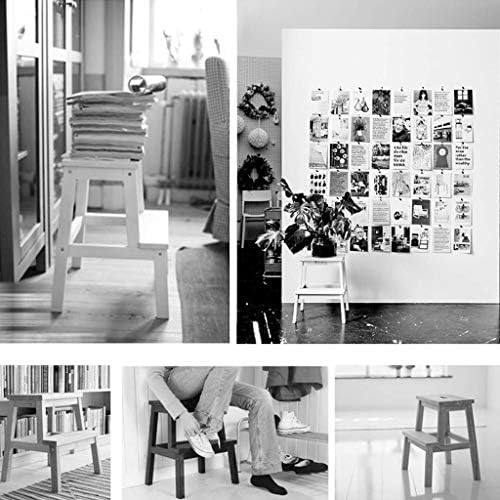 СЛАМА Табуретка-Шкаф за обувки, Осеян Табуретка за тоалетка маса с Подлакътници, Рамка от масивна каучуково дърво, максимална
