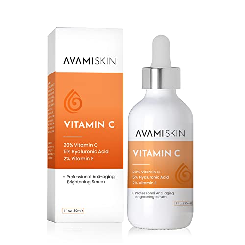Комплект серум Avami Skin от 3 теми - Комплект за грижа за кожата на лицето със серум С витамин С, серум хиалуронова киселина