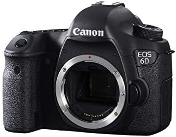 Цифров slr фотоапарат Canon EOS 6D с резолюция от 20,2 Мегапиксела CMOS и 3.0-инчов LCD дисплей (само корпуса) - С поддръжка на