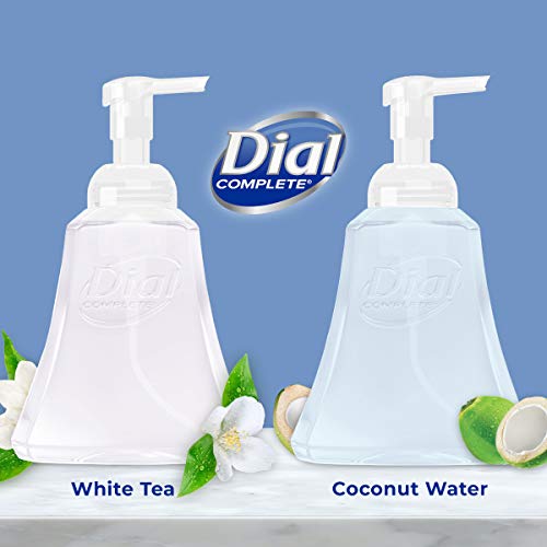 Комплект за миене на ръце с антибактериални пяна и кокосова вода / успокояващ бял чай, 15 течни унции (опаковка от 4 броя)