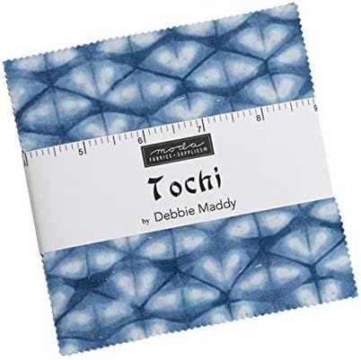 Набор от Tochi Charm от Деби Мади; Квадрати от предварително вырезанной плат размер 42-5 инча