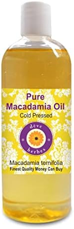 Deve Herbes Чисто масло от макадамия (Macadamia ternifolia) е Естествен Лечебен разновидности на студено пресовано 1250 мл (42