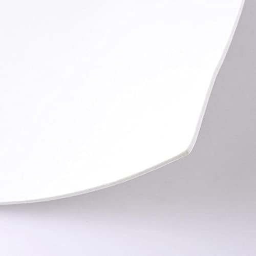 Milageto Бели Материали за работи от Порести хартия, Обучение Аксесоари за Бродерия, Бял, 3 мм