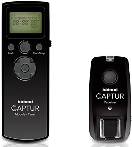 Комплект за дистанционно управление на камерата/светкавица Hahnel Captur Captur Remote Таймер за Olympus и Panasonic, Черен