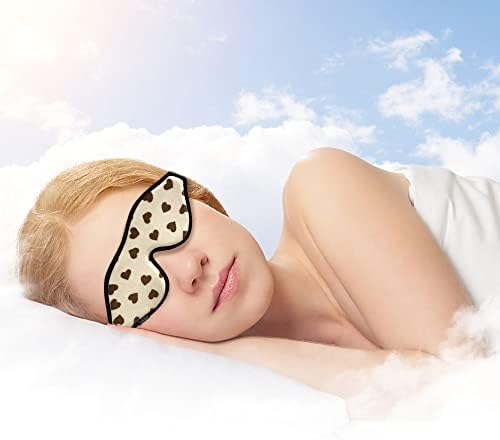 Мека 3D Маска за очи за мъже и жени, Елегантни Детски Пухкави сенки за очи за сън, Превръзка на очите, с дълбоки глазницами и възвратна