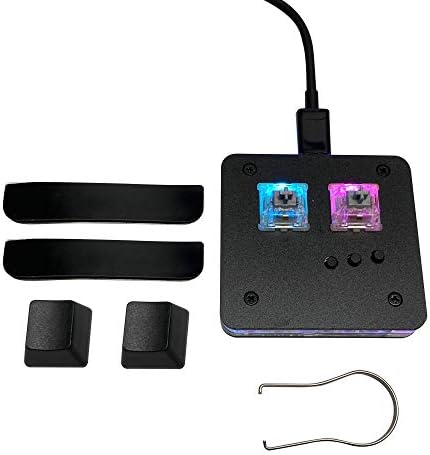 KRAKEN KEYBOARDS RGB клавиатура за OSU / Ритъм игри | Скоростни Сребърни ключове | Програмируема, RGB, с възможност за гореща замяна, Жични клавиатура USB-C