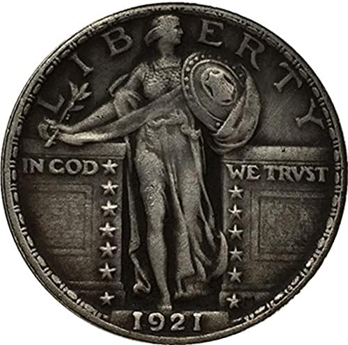Възпоменателна Монета Криптовалюта Любима Монета 1921 Американски Орел Свобода сребърно покритие Масивна Монета Копие Колекция