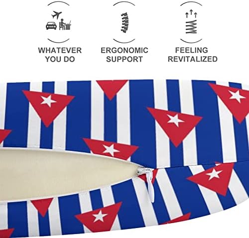 Възглавница за врата с ефект на паметта с участието на хартата на Куба, U-Образна Възглавница за подкрепа на главата и врата
