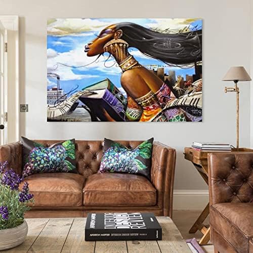 Художествен Плакат на Франк Морисън Африкански жени, Модерен Стенен Декор, Живопис върху Платно, Хол, Спалня, Принт върху Платно, Постери