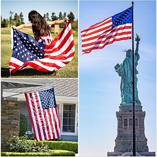 Американският Флаг, Дебели Найлонов Флаг на САЩ, Твърдят американски Знамена, на улица 3x5, Американски флаг с Бродирани Звездите
