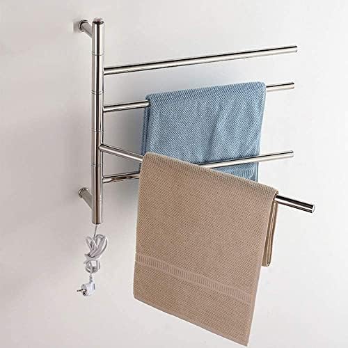 Сушилня за кърпи QLAZO - Кърпа за баня, Електрическа Полотенцесушилка, JBED-един монтиран на стената lcd Телевизор, Отточна тръба на шарнирна