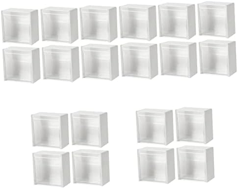 Zerodeko 20 Бр Стенен Монтаж Кутия За Съхранение На Козметика Кутия За Съхранение На Многоцелеви Ps Бял