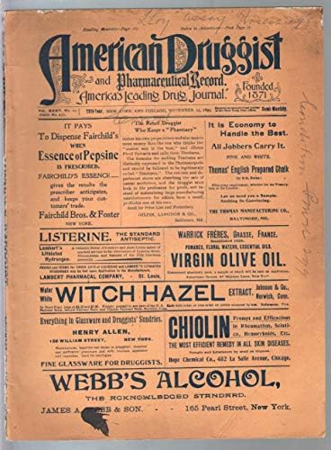 Американски фармацевт 25.11.1899-информация за аптека-Героиновый еликсир-VG