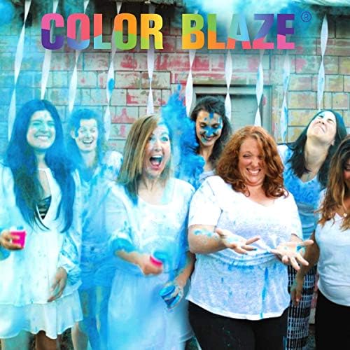 Цветна компактна пудра Color Blaze Holi - 5 килограма сини прах - за весели рънове, хвърлят цветя, Rangoli, Прахово война, партита и фестивали