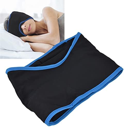 MR Double Carbon Sleep Mask Blockout Лесна Маска за очите Мека и Удобна Охлаждаща Маска за сън, за Нощен сън, Пътуване, Практикуване