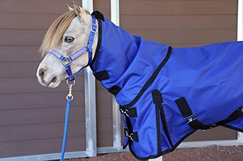 Водоустойчив чаршаф Mini-Pony 1200 D Ripstop с качулка (40-42 инча, кралско синьо)