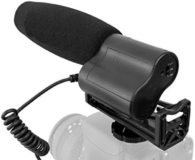 Високо-чувствителен микрофон (стерео /Пушка) с Предното стъкло и ръчен за защита от вятър Dead Cat за Panasonic HC-VX981K