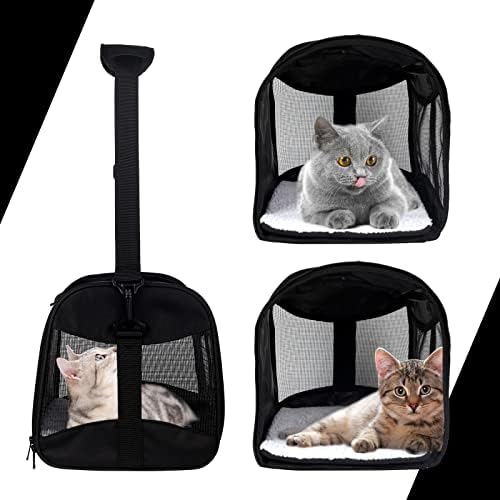 Калъф за носене на котки - Переноска за домашни любимци, Одобрен от авиокомпанията, Преносим и Дишаща Переноска за домашни любимци,