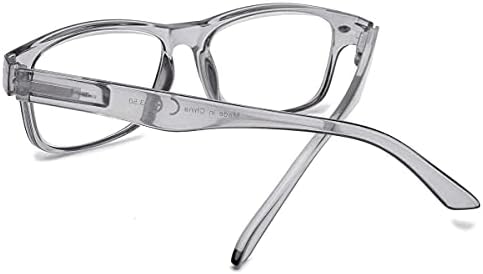 Tonghui начин 3 Опаковки на Очила за четене, Блокиране на Синя Светлина, Класически Квадратни Компютърни Очила, Анти-Напрежение
