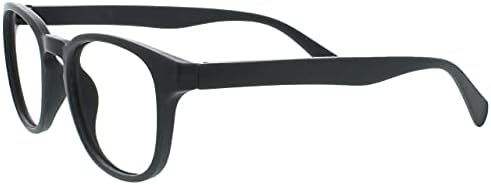 OPULIZE Pop 2 Опаковки Ретро Кръгли Гладки Матови Черни и Сиви Мъжки Дамски Очила За четене На Пролетта Панти RR2-17