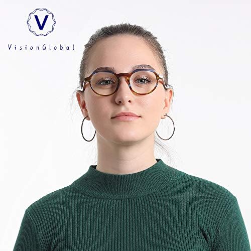 Слънчеви Очила VisionGlobal с блокиране на синя светлина за жени /Мъже, За защита от пренапрежение на очите, Компютърни Очила