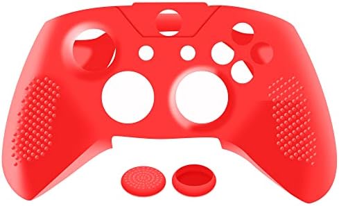 Силиконов калъф - Силиконов калъф за защита на кожата контролер - Съвместим с Xbox One S, 4 цвята, червено, синьо, бяло, черно - Силиконов калъф 4 в 1