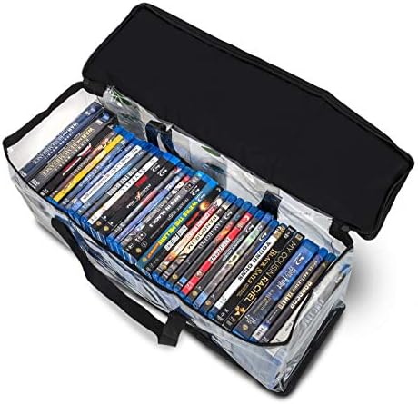 Чанти за съхранение на домашен DVD-та премиум-клас Besti (6 опаковки) се настанят 240 филми или видео игри, Blu-ray, | Удобен