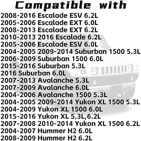 Туба за двойка е подходящ за Chevrolet Suburban Chevy Avalanche GMC Yukon XL Hummer H2 Cadillac Escalade 2004 2005 2006 2007 2008 2009 2010 2011 2012 2013 2014 2015 Туба за дървени въглища Evap 6,2 6,0 5,3 л