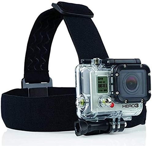 Комбиниран комплект аксесоари за екшън камери Navitech 8 в 1 с червен калъф - Съвместим с екшън камера Denver ACT-5002