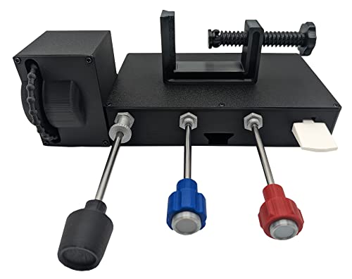 Контролер на педала на газта и дифферента в стил Cessna USB (TPM) За Авиасимуляторов PC/Mac