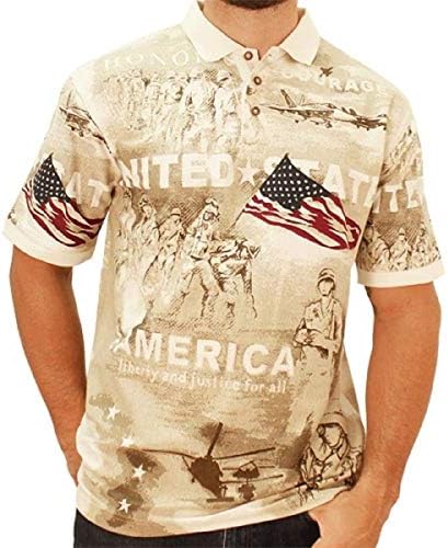 Американската Годишният Универсален Патриотическая Мъжка риза с къси ръкави