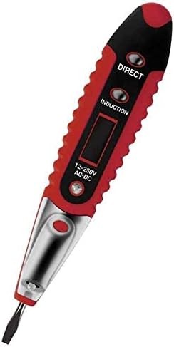Част инструмент Червени И Оранжеви Тест-писалка с напрежение и ac/dc 12-250 В LCD дигитален Дисплей, Тест химикалка, Детектор за