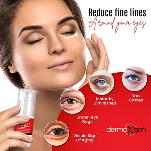 Крем за очи Dermaxgen Rapid Reduction с подобрена пептид формула - серум против Стареене Видимо Намалява торбичките Под очите,