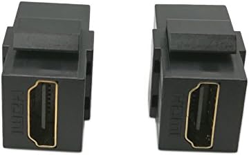 Части за съединители HDMI Keystone, zdyCGTime (2 комплекта) HDMI Конектор Keystone за да се свържете към гнездото, Защелкивающийся