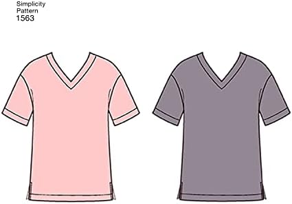 Simplicity US1563A Комплект за шиене пижам за юноши, мъже и жени, код 1563, Размери XS-XL