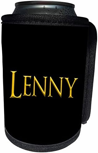 3дРоуз Лени най-популярното име за момче в Америка. Свети жълт цвят. - Опаковки за бутилки-охладители (cc-364289-1)