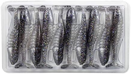 Мека пластмаса Риболовна стръв Боби Garland Slab Hunt'R Crappie, 2,25 инча, опаковка от 10 броя