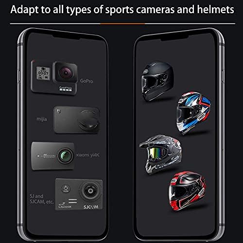 Определяне на Брадичката Мотоциклетни Шлем MEKNIC Плюс Базова Плоча на Камерата с Двойно 15-мм Основна Рельсовым клипс