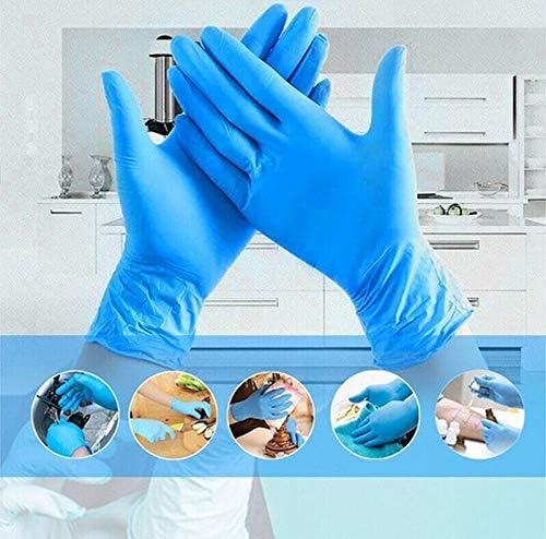 Ръкавици за еднократна употреба от нитрил Elena 100 В ОПАКОВКА, Без прах, Нестерильные, Не Причиняват Алергии, за промишлеността,