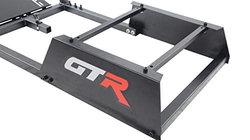 GTR Симулатор на GTA Модел Majestic Черна Рама с Регулируеми седалка от изкуствена кожа Pista Racing Игри състезателен симулатор