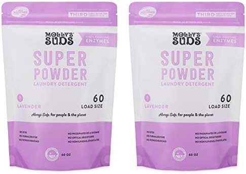 Препарат за почистване Molly's сапунена вода Super Powder | Естествена пране сапун за повишена здравина, борющееся с петна и безопасно