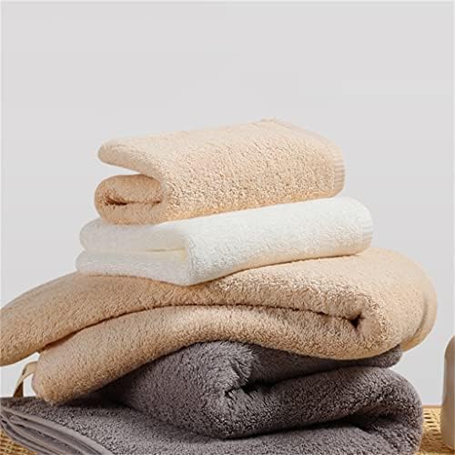 XXXDXDP кърпи за баня от домашно памук, за мъже и жени абсорбира вода, и дебели зимни кърпа за възрастни може да приключи (Цвят: 3 бр., размер: 72x34 см + 140x70 см)