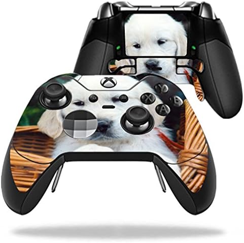 MightySkins Кожата е Съвместим с Microsoft Xbox One Elite Калъф за безжичен контролер амбалажна Хартия Стикер Скинове Кученце