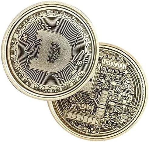 Challenge Coin Творчески спомен Dogecoin Позлатени монети Чудесен физически подарък, който може да събере колекция От монети Gold Куче