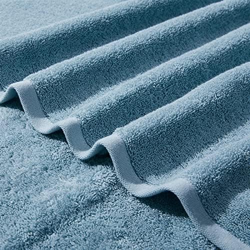 N/A Кърпи за баня От Чист памук, комплект хавлиени кърпи 70x140 см, комплект от две части, мека, супер Впитывающий (Цвят: A, Размер: One Size)